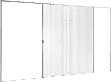 Large Dimension Pleated Screen