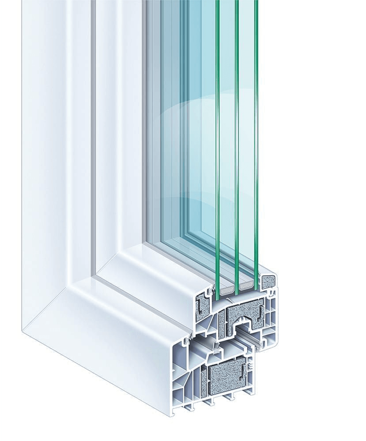 PVC profile diagram